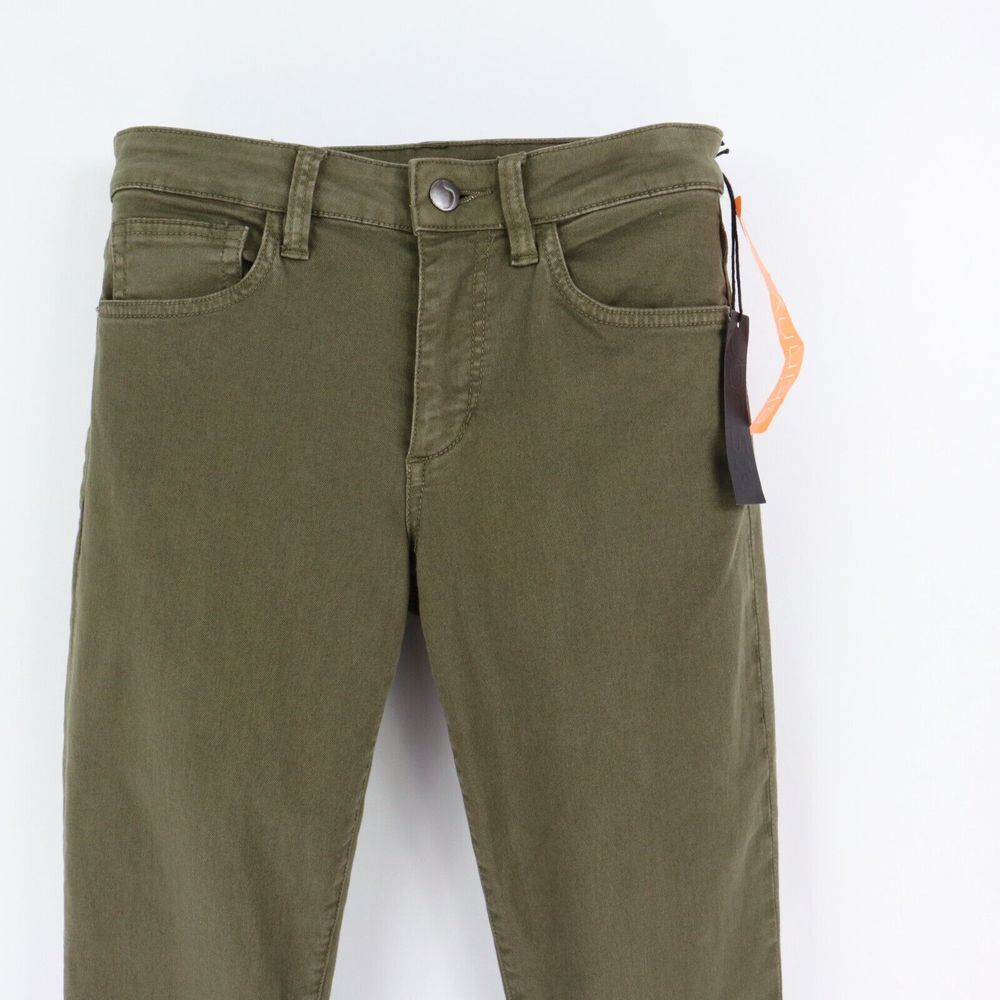 Joe's Visionaire Skinny Jeans Mid Rise Womens Sz 27 Dark Green Denim Stretch NWT - Picture 4 of 7